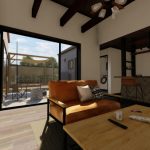 コンパクトな家　リビング