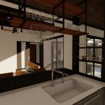 コンパクトな家　キッチン