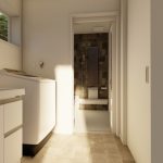 小さい家　洗面所