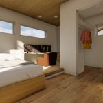 小さい家　寝室