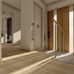 玄関内部スロープ